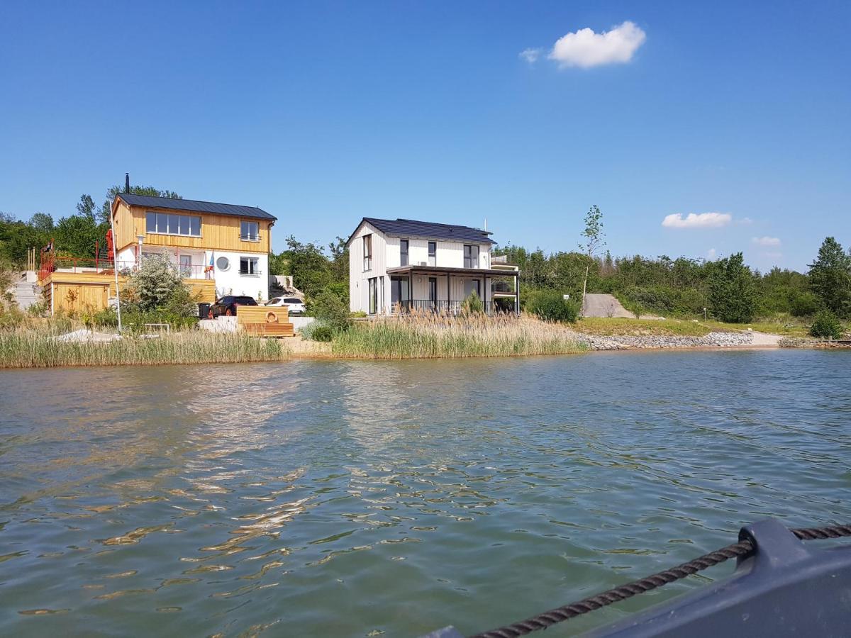 Ferienhäuser am Nordufer des Hainer Sees Neukieritzsch Exterior foto
